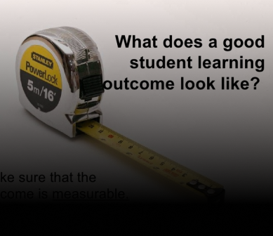 Achieving & measuring learning outcomes